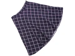 TOMMY HILFIGER トミーヒルフィガー チェック フレア スカート size4/紺 ■■ レディース