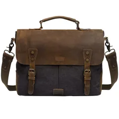 【新着商品】出張 通学 通勤 ビジネスバッグ 斜めがけバッグ 14-15.6インチPC収納 ショルダーバッグ 大容量 手提げバッグ メンズ メッセンジャーバッグ A4対応 帆布 VASCHY