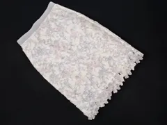 Apuweiser-riche アプワイザーリッシェ 総レース スカート size2/白 ■◇ レディース