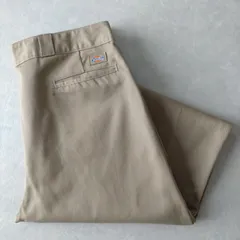 ■古着 Dickies ディッキーズ 874KHワークパンツ チノ ORIGINAL FIT ベージュ W38L29【D1752】