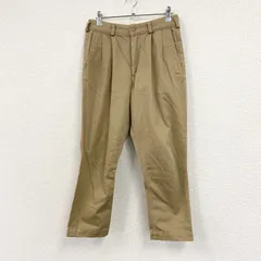 古着 used　orSlow　オアスロウ　チノクロップドタックパンツ　ジップフライ　ベージュ　XSサイズのサムネイル