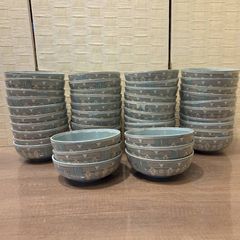 ヴァラージュ窯　フランス製　Varages ボウル　6個　ぶどう柄　グリーン ヴァラージュ窯 フランス製 Varages ボウル 6個 ぶどう柄 グリーン