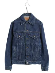 【お得なクーポン配布中!】 80s USA製 リーバイス 70506 デニム ジャケット 32 メンズ XXS レディース S / ヴィンテージ ジージャン 4ポケット トラッカー 赤タブ 濃紺