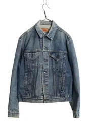 【お得なクーポン配布中!】 80s USA製 リーバイス 70506 デニム ジャケット 42R メンズ L 程/ ヴィンテージ ジージャン ブルゾン トラッカー 4ポケット アタリ 赤タブ