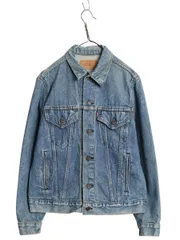 【お得なクーポン配布中!】 80s USA製 リーバイス 70506 デニム ジャケット 40 R メンズ M 程/ ヴィンテージ ジージャン ブルゾン トラッカー 4ポケット アタリ 赤タブ