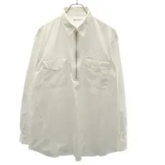 Sans limite サンリミット 24AW ブロードボックスプルオーバージップアップシャツ W2401108 ホワイト 3のサムネイル