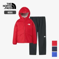 【新品】 ザ・ノース・フェイス キッズ レインウェア 上下セット THE NORTH FACE NPJ12610 RAINTEX EUREKA レインテックスユリイカ 子供用 防水透湿 林間学校 キャンプ 通学 140 150 160 (260211)