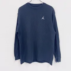 古着 used　NIKE AIR JORDAN　ナイキエアジョーダン　長袖Tシャツ/サーマルロンT　ワッフル　ブラック　Mサイズ