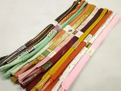 平和屋着物●和装小物　帯締め10本セット　礼装用　伊賀の組紐　手組紐　高麗組　笹浪組　金糸　逸品　未使用　DABD7575zzz