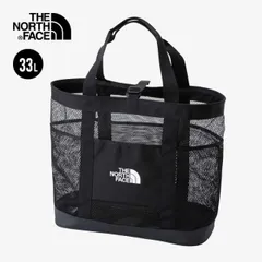 ザ・ノース・フェイス キャンプギア トートバッグ THE NORTH FACE NM82402 GLUTTON MESHTOTE S グラットンメッシュトートS 33L ポリエステル プール 海 春夏 ブラック  ノースフェイス (240404)