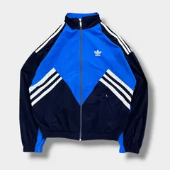 Adidas 90s ベロア トラックジャケット サテン 銀タグ トレフォイル 古着 ヴィンテージ