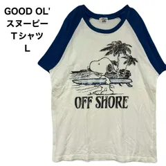 GOOD OL' スヌーピー Tシャツ ラグラン切り替えTシャツ L