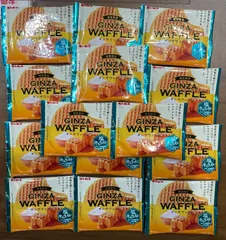 【まとめ売り】ギンビス　GINZA WAFFLE 塩キャラメル　15枚のサムネイル