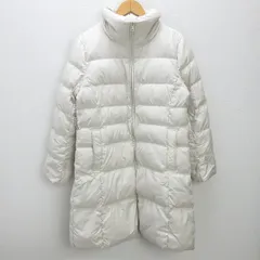 n■ユニクロ/UNIQLO ハイブリッドダウンコート/211-127660【XL】白/LADIES/10【中古】