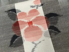 平和屋着物■上質な紬　枝花文　鈴乃屋扱い　正絹　逸品　CABE3411ev