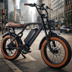 20インチ 電動アシスト ファットバイク 750W 48V 7段変速 サス搭載