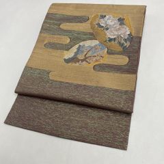 振袖 中古  ブラウン 茶色 正絹 古典 裄68cm 身丈170cm 美品 L サイズ 成人式 5067 振袖 中古 ブラウン 茶色 正絹 古典 裄68cm 身丈170cm 美品 L サイズ