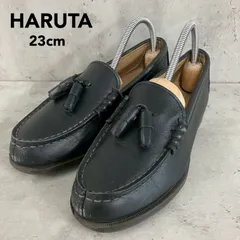 HARUTA ハルタ タッセルローファー ブラック SD303 23.0cm ローファー パンプス フラットシューズ モカシン スリッポン 通学 通勤 フォーマル ビジネス 卒業式 入学式 冠婚葬祭 日本製 メイドインジャパン 履きやすい ★ ■■