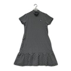 PEARLYGATES千鳥サッカーUVポロワンピース＜ゴルフボール総柄プリント