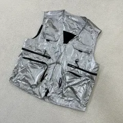 S-M ザラ シルバー ユーティリティ ベスト 0402M