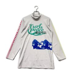 新品 RUSSELUNO ラッセルノ モックネック半袖シャツ（灰 サイズ2