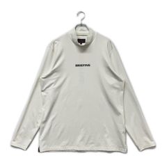 極美品✨】ブリーフィング XL モックネック シャツ 総柄 ロゴ 半袖
