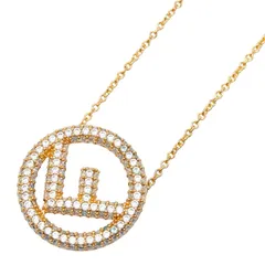 フェンディ エフ イズ ネックレス ゴールド メッキ ラインストーン レディース FENDI【1-0264467】