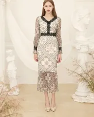 GRACE U マキシ レース ハイクオリティ ONE PIECE