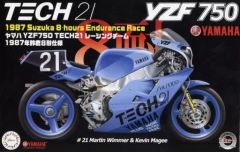 【新品】プラモデル 1/12 ヤマハ YZF750 TECH21レーシングチーム 1987年鈴鹿8耐仕様 「BIKEシリーズ No.9」 [BIKE-9]