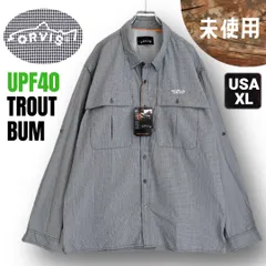 【未使用】ORVIS オービス★TROUT BUM/トラウトバム★フライフィッシングシャツ★速乾/UPF40★ギンガムチェック★USAメンズXL    #2604A026のサムネイル