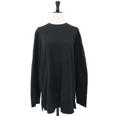 美品 Y-3 ワイスリー カットソー ブラック 黒 サイズ:XS(ユニセックスサイズ) 24春夏 U ロングスリーブ ティー / コットン 長袖 クルーネック Tシャツ ロゴ トップス【レディース】のサムネイル