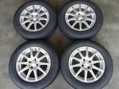 2410-336　AQUA　アルミホイール＆スタッドレスタイヤ　185/65R15　2021年　４本セットのサムネイル