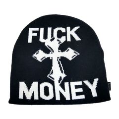 Supreme FUCK MONEY ニット帽 - メルカリ