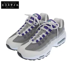 NIKE ナイキ 新品同様 WMNS AIR MAX 95 BIG BUBBLE WHITE/COURT PURPLE/EMERALD GREEN スニーカー シューズ レディース 27.0cm 10(US)