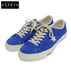 CONVERSE コンバース 新品同様 ONE STAR J SUEDE 50th記念モデル スニーカー シューズ メンズ ブルー 25.0cm 6.5(US)