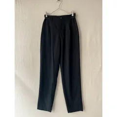 90s Jean Paul GAULTIER HOMME ウールギャバジン スラックス / 46 ブラック パンツ ビンテージ P6-02028-9759のサムネイル