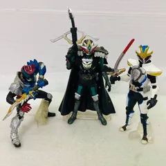 【３点セット】仮面ライダー ＨＤＭ創絶 仮面ライダー キバ (ガルルフォーム)  仮面ライダーゼロノス(ベガフォーム)  仮面ライダーイクサ(バーストモード) フィギュア