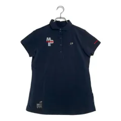 中古 レディース マスターバニーエディション MASTER BUNNY EDITION 半袖ポロシャツ 0(S) 黒 ブラック サッカー素材