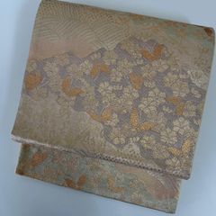 正絹 夏の袋帯 【鳳凰 蝶 唐草】 正絹 夏の袋帯 【鳳凰 蝶 唐草】 - メルカリ