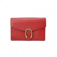 グッチ  ディオニュソス レッド  ユニセックス レザー  ショルダーバッグ