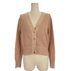 ジュエルチェンジズ Jewel Changes アローズ ラメ混 カーディガン ニット ピンク 250821E ■FF