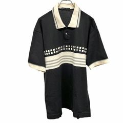 ARMANI ジョルジオアルマーニ ポロシャツ 半袖 ブラック グレー - メルカリ