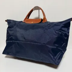 LONGCHAMP ロンシャン ル プリアージュ L トートバッグ ネイビー 大容量 旅行 トラベル MADE IN FRANCE フランス製 B529