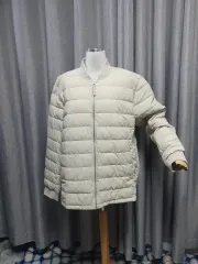 110軽量アイボリー メンズ ダウン