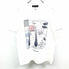 【新品】[印象N] arma bianca アルマビアンカ Tシャツ メンズ S 白 綿100% SHAMAN KING アニメ シャーマンキング パッチ族 シルバ lette-graph 半袖のサムネイル