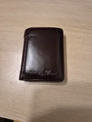 ファッション メンズ 二つ折り財布 (ダークブラウン)