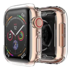 HINATA Apple Watch 対応 フルカバーケース Series7 ケース カバー 全面保護 耐衝撃 シリーズ 7 41mm クリア 0