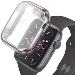 HINATA Apple Watch 対応 フルカバーケース Series7 ケース カバー 全面保護 耐衝撃 シリーズ 7 45mm グレー 0