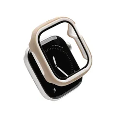 iFace Reflection Apple Watch Series 11/10(42mm) 専用 強化ガラス 一体型 ケース (ベージュ)【 アイフェイス アップル ウォッチ ケース 全面保護 アップルウォッチ カバー フレーム 表面硬度9H 】 1