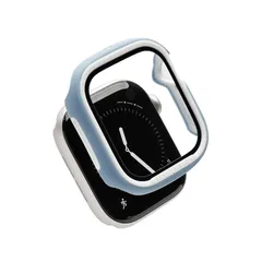 iFace Reflection Apple Watch Series 11/10(42mm) 専用 強化ガラス 一体型 ケース (ペールブルー)【 アイフェイス アップル ウォッチ ケース 全面保護 アップルウォッチ カバー フレーム 表面硬度9H 】 1